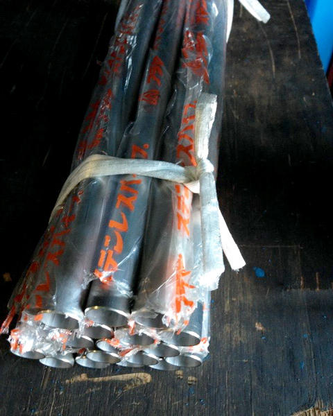 10-SUS304丸パイプの切断と面取り