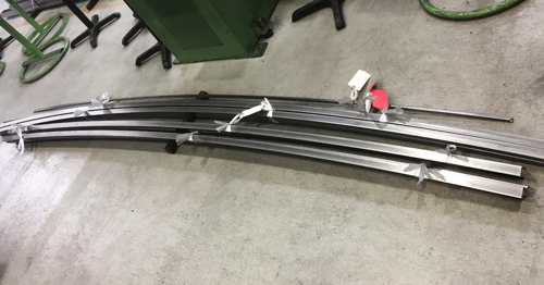 210-スチール鋼管　32ｘ32ｘ1.6　内15071Rでの弓曲げ